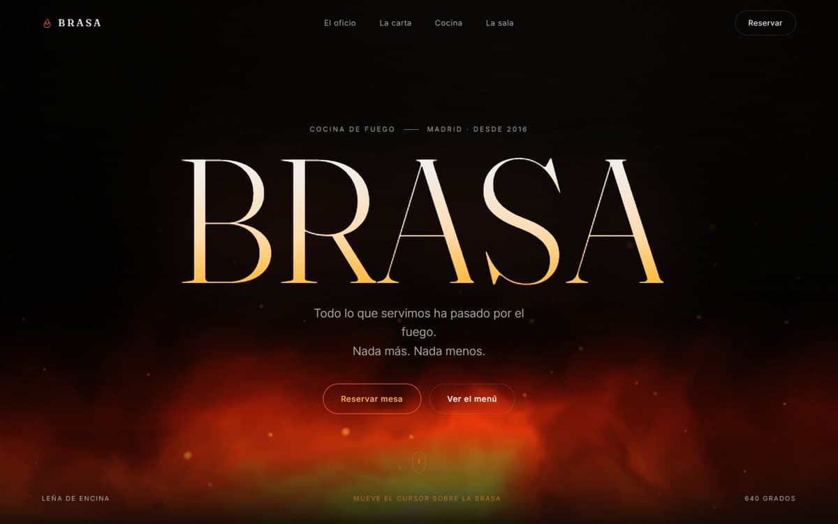 Vista previa de la demo BRASA