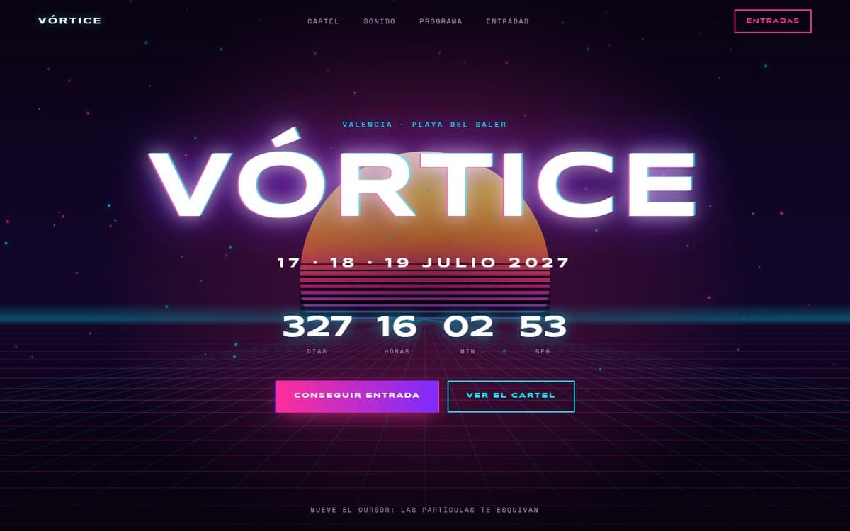 Vista previa de la demo VÓRTICE